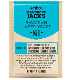 Дрожжи пивные MANGROVE JACK'S Bavarian Lager M76